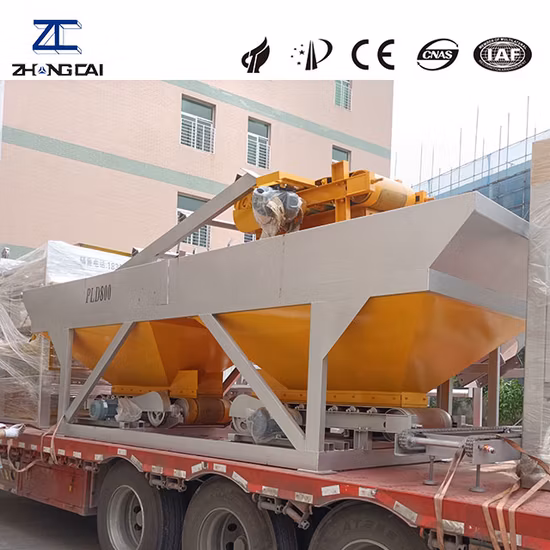 China Supplier Aggregate Batching System 2 Hopper for Block Making Machine