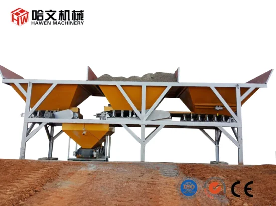 China Supplier Aggregate Batching System 2 Hopper for Block Making Machine