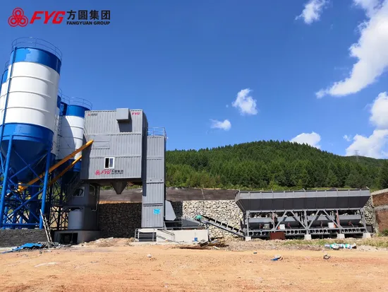 Hzs90d Concrete Equipment Steel Silo Machine Cement Concrete Batching Mixing Plant