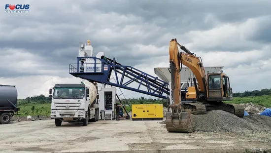 Yhzs35 35m3/H Mobile Concrete Batching/Mixing Plant Price