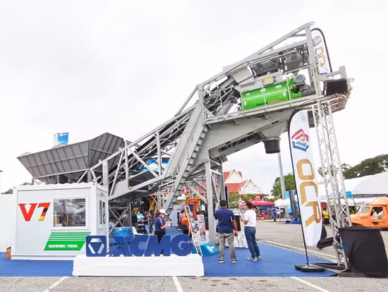 XCMG Hzs60 Project Concrete Mixing Plant 60m3 Small Mobile Concrete Batching Plant for Sale