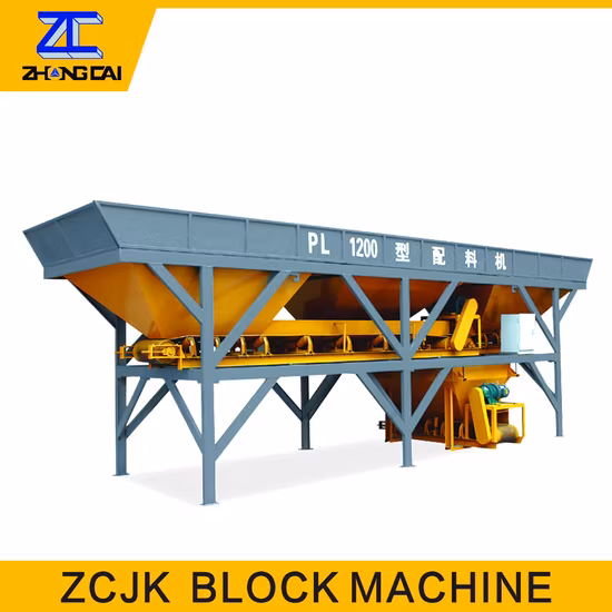 China Supplier Aggregate Batching System 2 Hopper for Block Making Machine