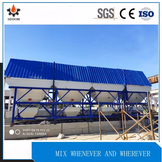 Small Concrete Batching Tower Mixer Plant 35m3/H