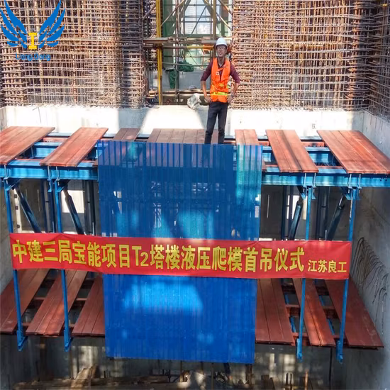 China Lianggong Manufacture Hydraulic Self Climbing Formwork System for Concrete Construction