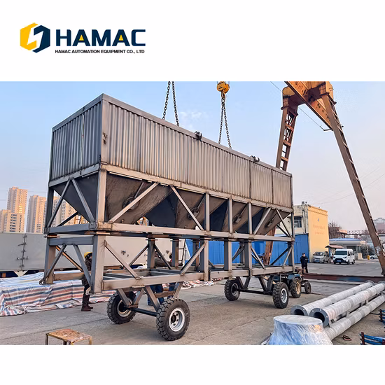No Permission Required for Installation No Civil Works Required Low Level Horizontal Bulk Silos with 20t 25 Ton 40 Ton 60ton or Customized Capacity