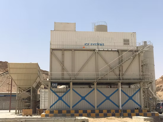Flake Ice Modular Ice Raking Storage System for Concrete Mixing Cooling Solution