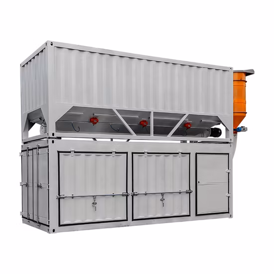 Sddom Container Type 10-50m3/H Metax Cement Mixer Grout Batching Plant for Sale