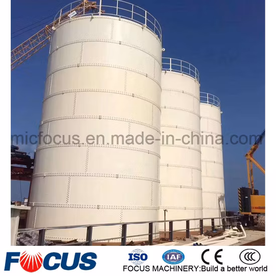 China Cement Silo Manufacturers 200t/300t/500t/1000t/1500t/2000t/2500t/3000t Powder Storage Tank
