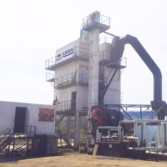 120t/H Lb1500 Mobile Container Asphalt Batch Mixing Plant for Sale