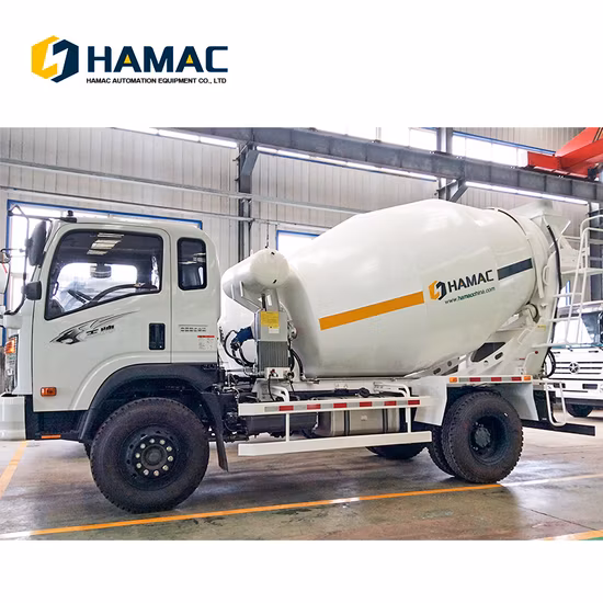 5.5 M³ Automatic Concrete Mixer Truck 5500L Self Loading Concrete Mixer