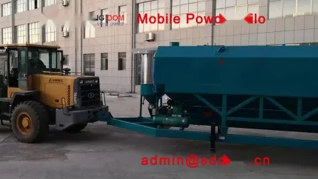 Hot Sale Steel Welded Mobile Cement Silo for Cement Storage